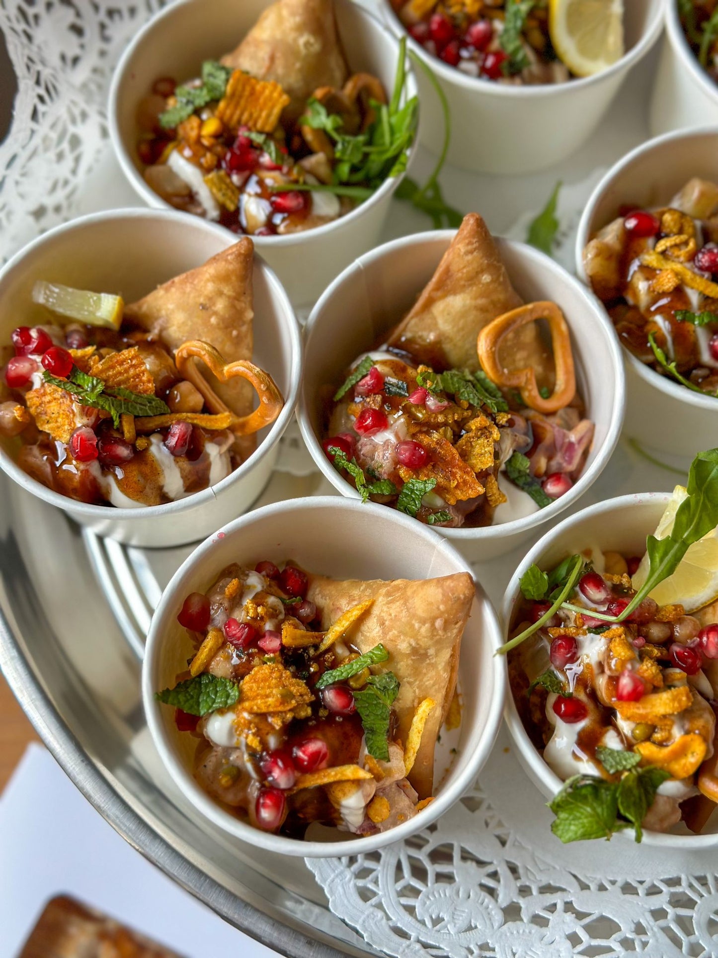 Samosa Chaat Cups