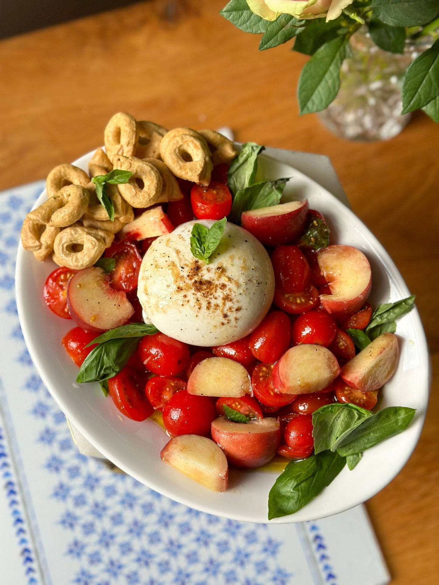 Puglian Buratta & Peach