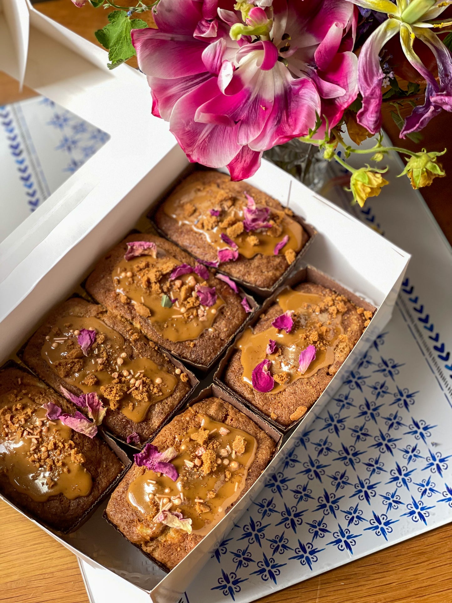 Banana & Biscoff Mini Loaves