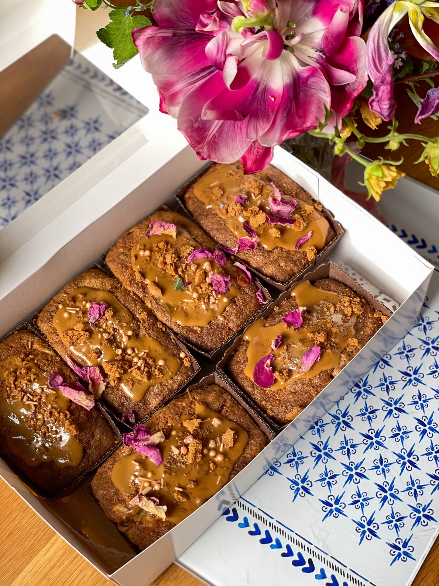 Banana & Biscoff Mini Loaves