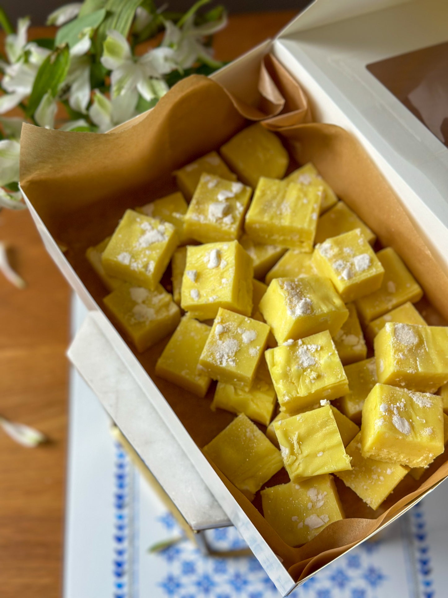 Lemon meringue fudge