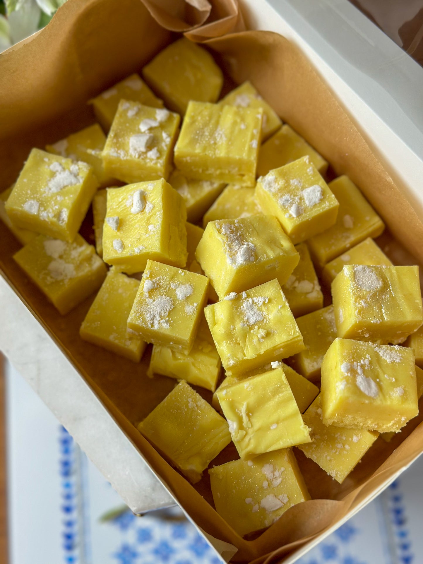 Lemon meringue fudge