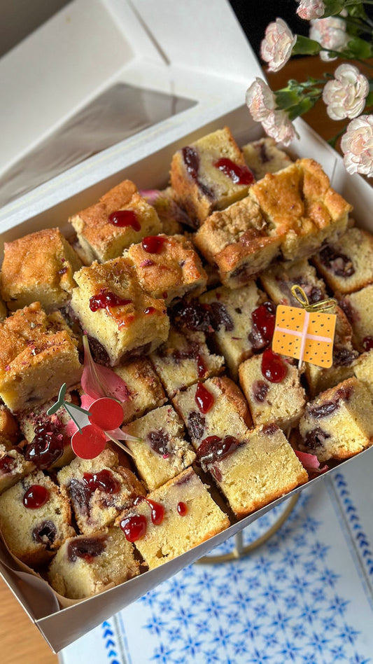 Cherry Crumble Cake