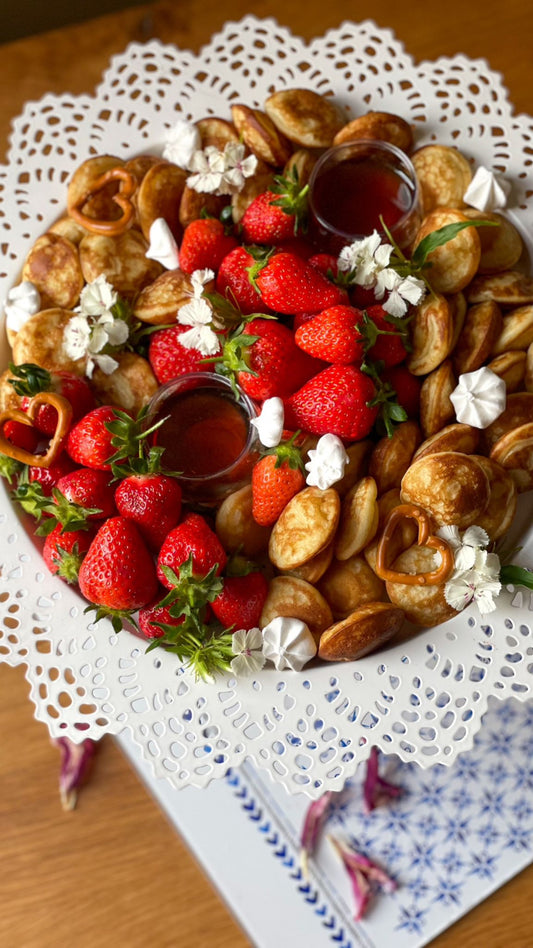 Pancake & Strawberry Platter