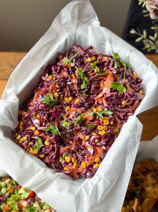 Bowl of Mexican Style Slaw